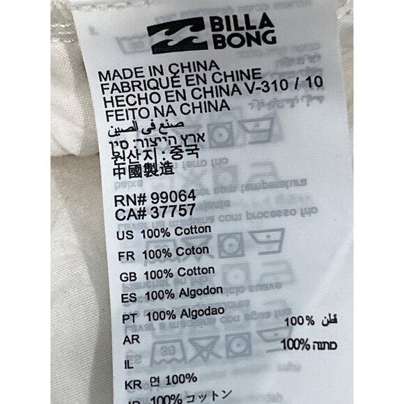 BILLABONG Hey Boy Women's‎ Jeans Size 29 White Distressed NWT - Picture 10 of 11